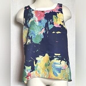 Troubadour water color inspired top